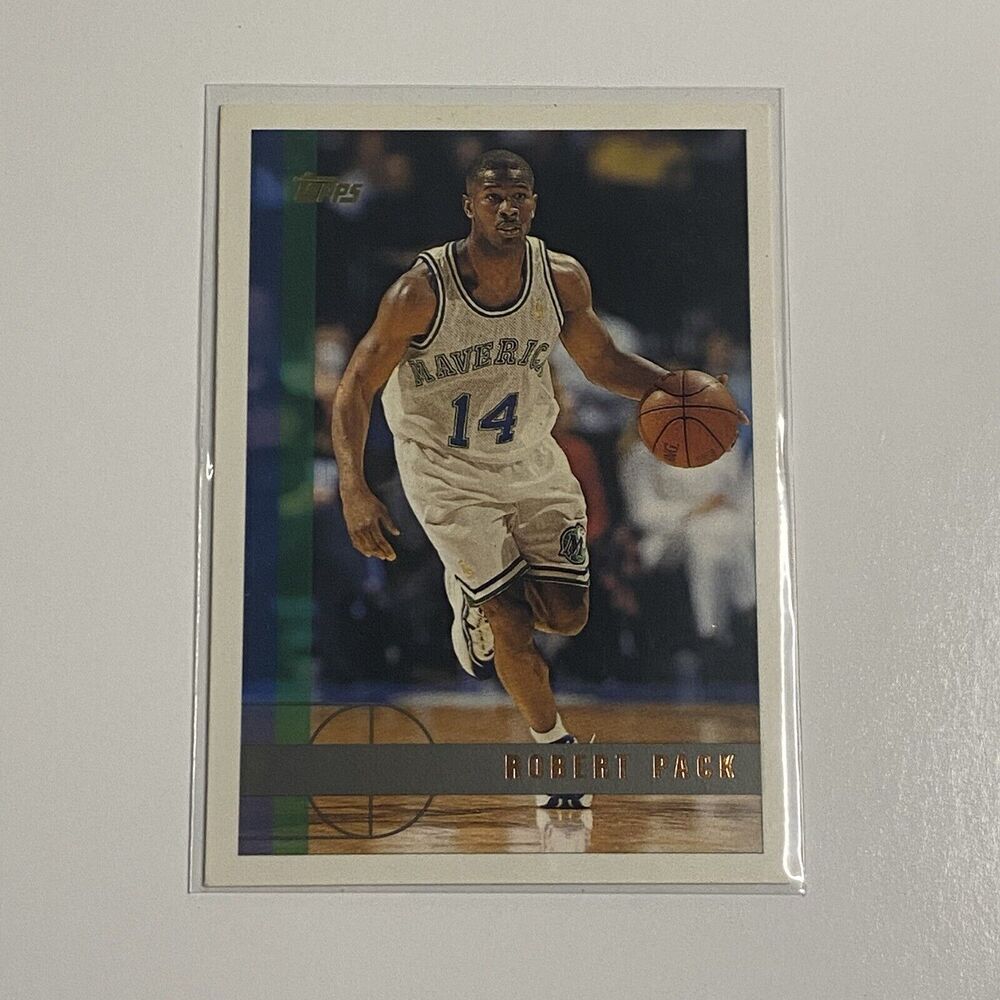 1997 Topps ROBERT PACK Dallas MAVERICKS Basketball Card NBA #75